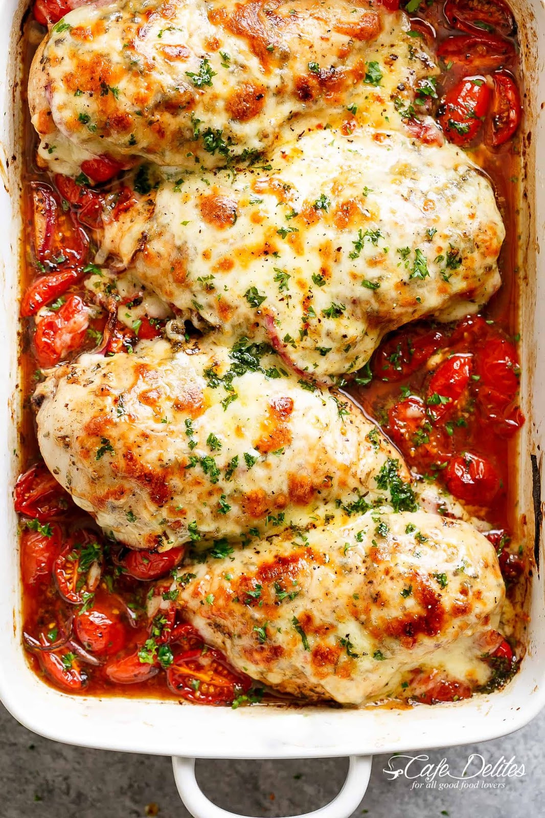 Calories In A Baked Chicken Breast
 Easy Balsamic Baked Chicken Breast With Mozzarella Cheese