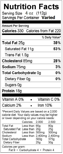 Calories In Pound Of Ground Beef
 Lean Hamburger Patty Nutrition Facts
