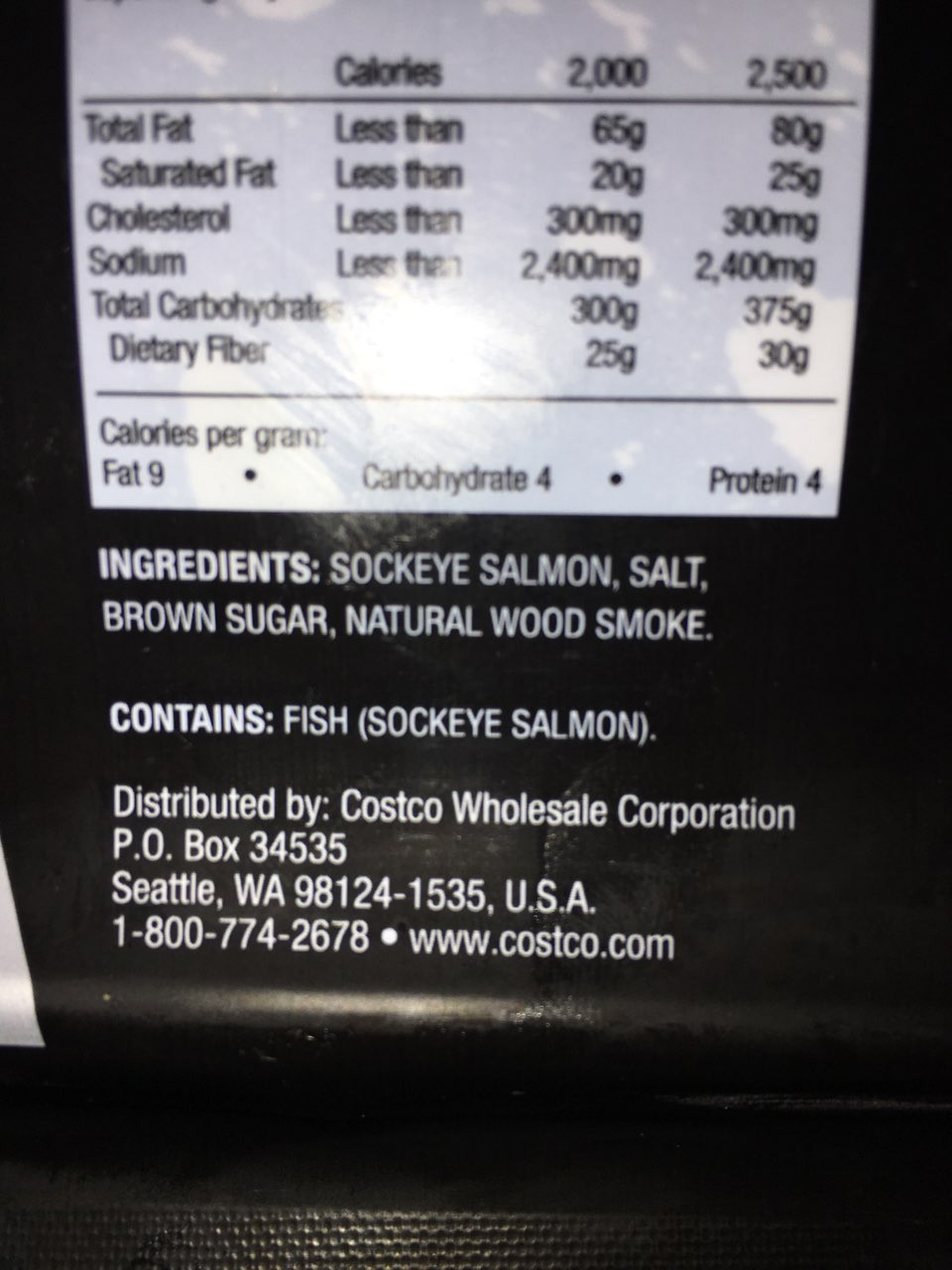 Calories Smoked Salmon
 Kirkland Signature Smoked Salmon Calories Nutrition