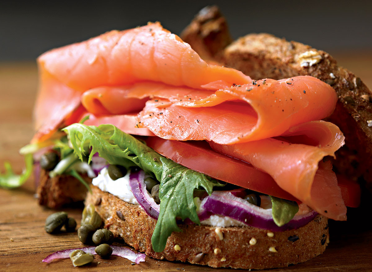 Calories Smoked Salmon
 Healthy Smoked Salmon Sandwich Perfect For Lunch