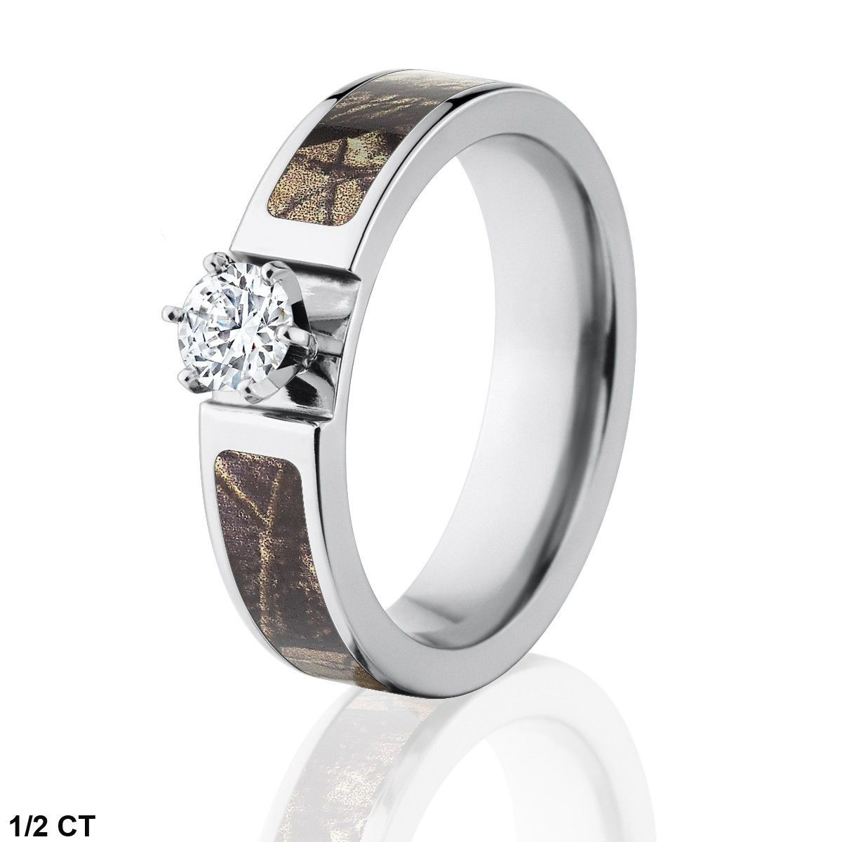 Camo Diamond Engagement Rings For Her
 Camouflage Engagement Rings Diamond Camo Engagement Rings