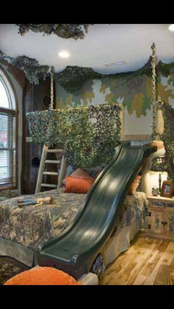 Camo Kids Room
 Very Cool Camouflage Bedroom Ideas
