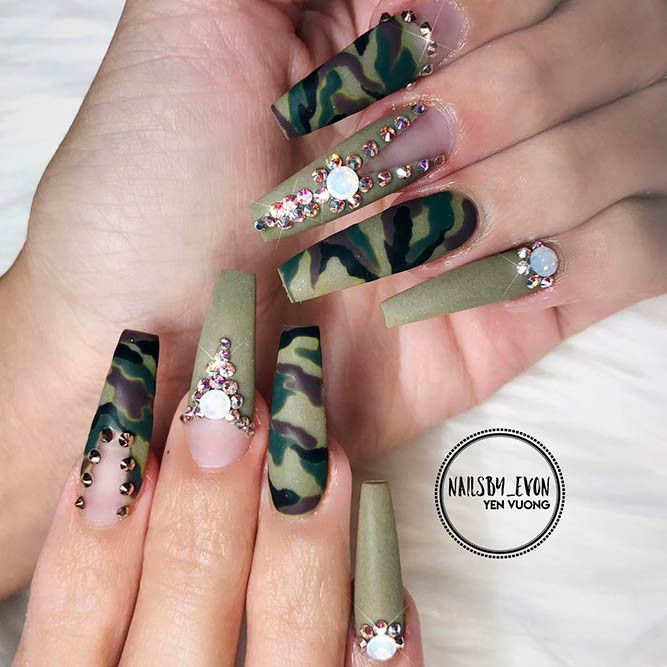 Camo Nail Designs
 Use The Incredible Power Camo Nails