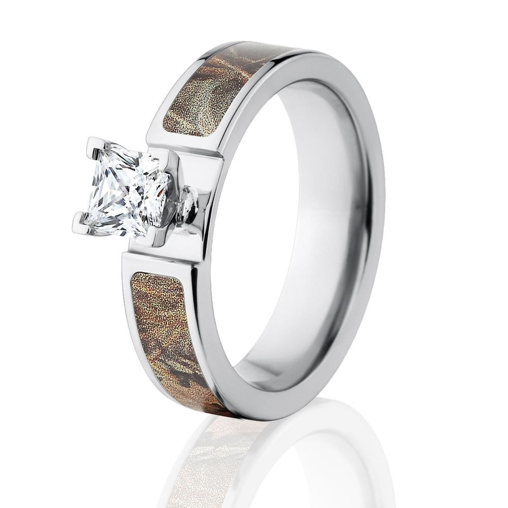 Camo Wedding Bands
 ficial Licensed RealTree Max 4 Engagement Bands 1CT CZ