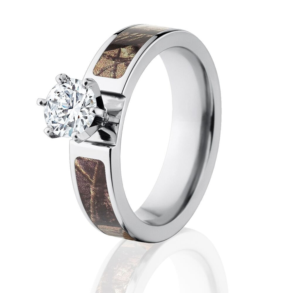 Camo Wedding Bands
 ficial Licensed Realtree AP Engagement Camo Bands 1CT CZ