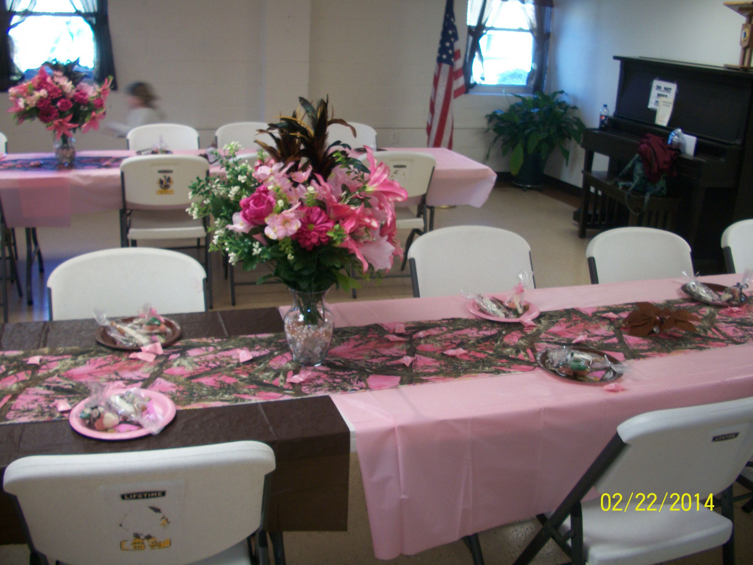 Camouflage Baby Shower Decorating Ideas
 Pink camo baby shower 2 22 14