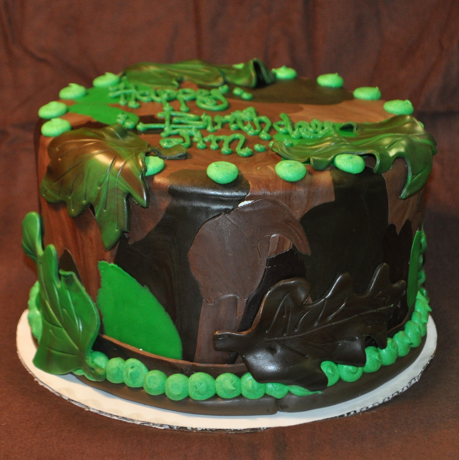 Camouflage Birthday Cakes
 Coolest Cupcakes Camo Cake