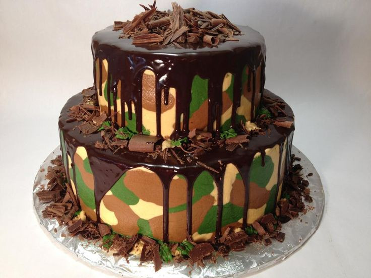 Camouflage Birthday Cakes
 17 Best images about Army Birthday Cakes on Pinterest
