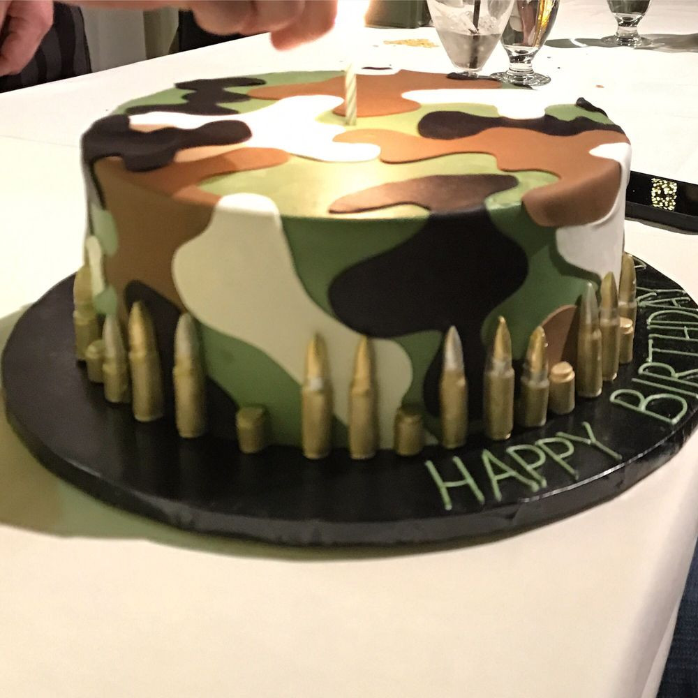 Camouflage Birthday Cakes
 Ammo camo birthday cake perfection Yelp