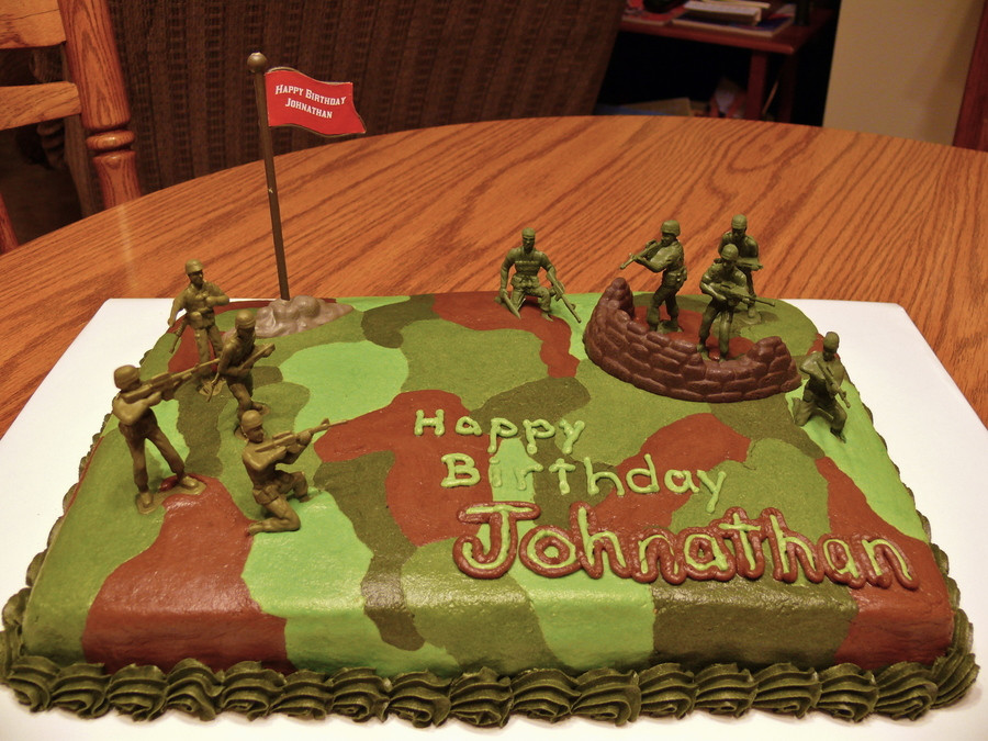 Camouflage Birthday Cakes
 Camouflage Birthday Cake CakeCentral