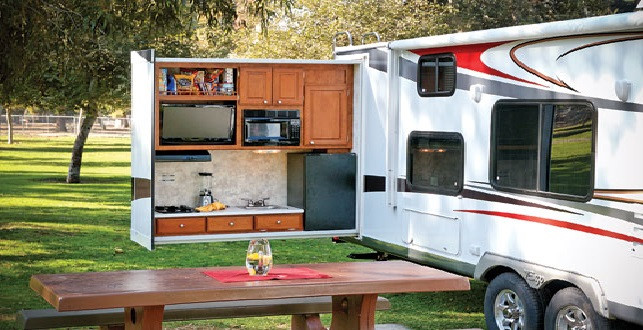 Camper Outdoor Kitchen
 Lighting your outdoor RV kitchen Lynx has a light for