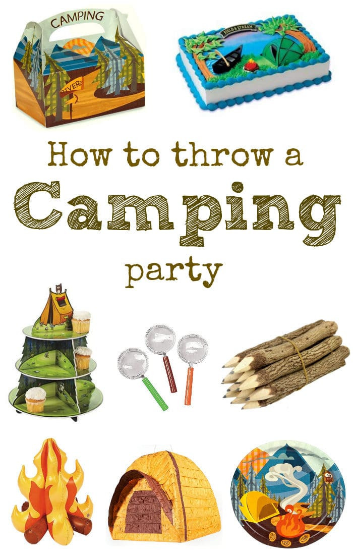 Camping Birthday Party Games
 Girl and Boy Camping Themed Party Ideas · The Typical Mom