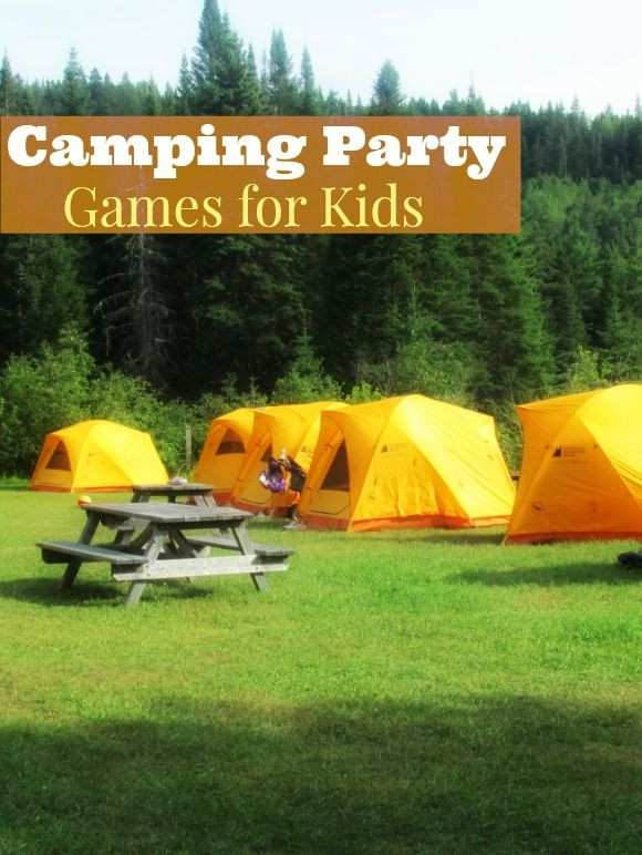 Camping Birthday Party Games
 5 Fun Camping Party Games for Kids My Kids Guide