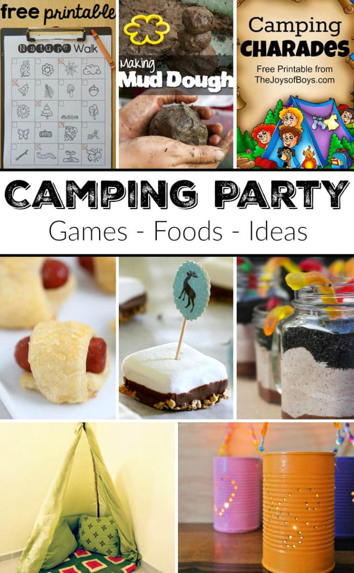 Camping Birthday Party Games
 Camping themed party The Typical Mom