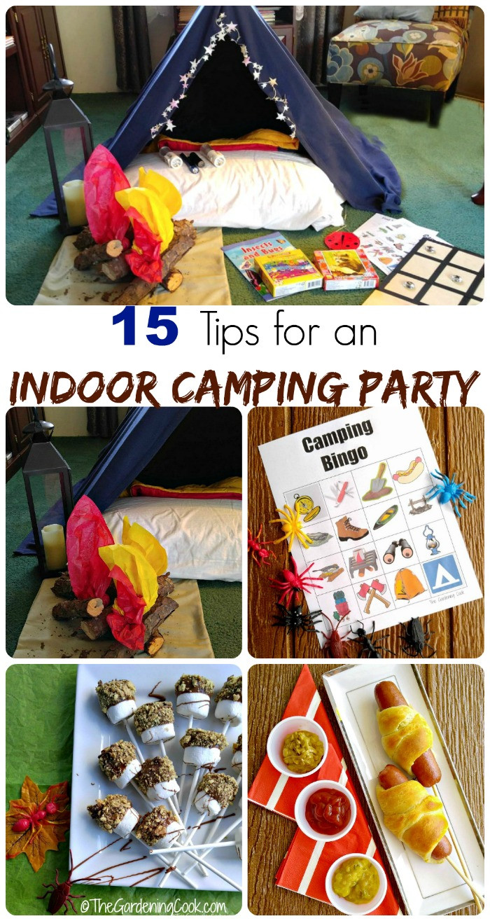 Camping Birthday Party Games
 Indoor Camping Party 15 Fun Tips and Activitites