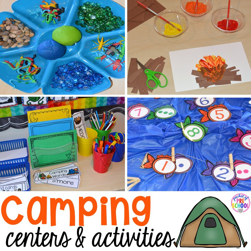 Camping Crafts For Preschoolers
 Camping Centers and Activities Pocket of Preschool