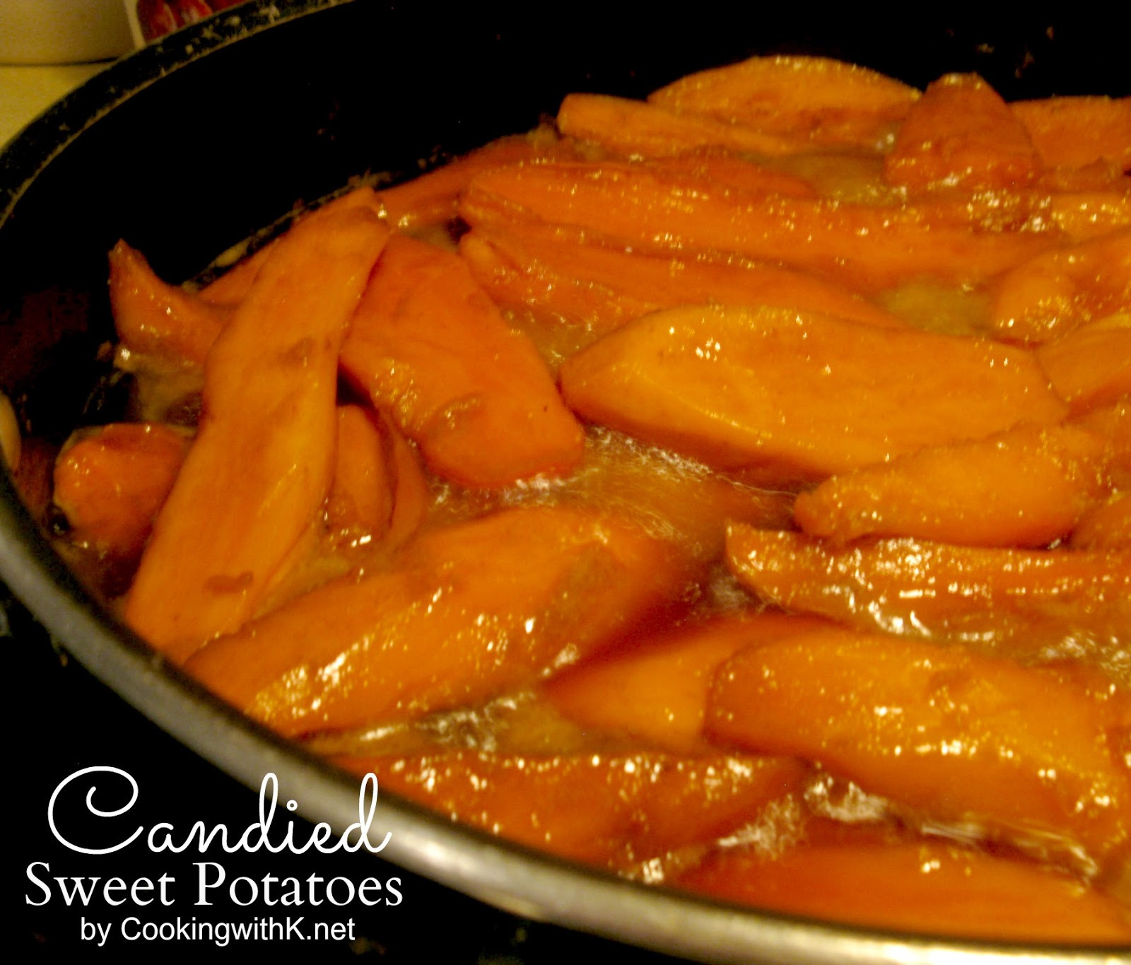 Candied Sweet Potato Recipe
 Cooking with K Crustless Sweet Potato Pie a classic way