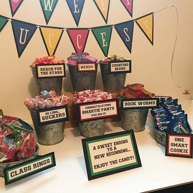 Candy Bar Ideas For Graduation Party
 Best Graduation Party Food ideas best grad open house