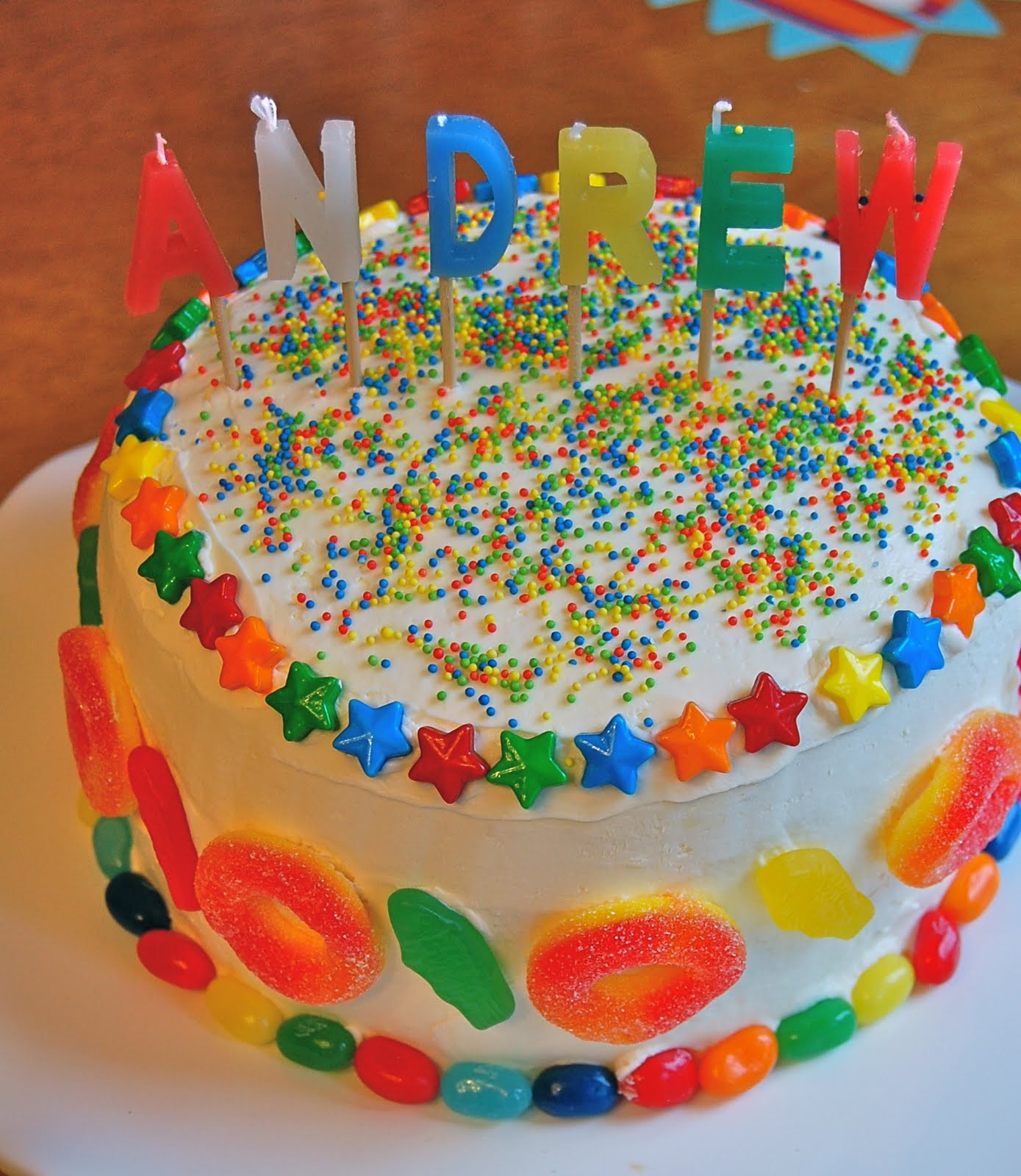 Candy Birthday Cakes
 Chef Mommy Candy Birthday Cake
