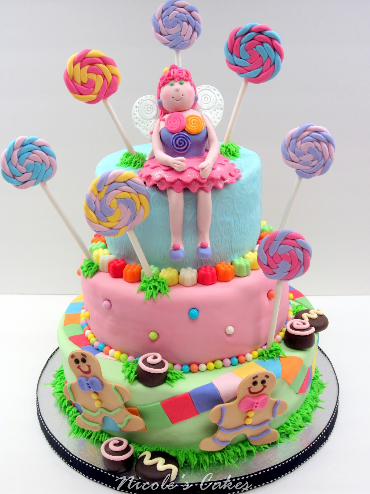 Candy Birthday Cakes
 Confections Cakes & Creations Colorful Candyland Cake
