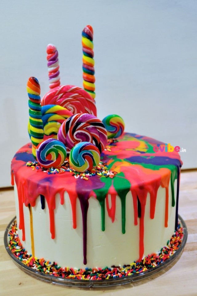Candy Birthday Cakes
 Order delicious rainbow candy cake online birthday cake