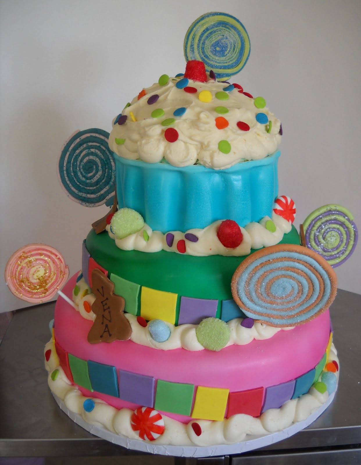 Candy Birthday Cakes
 Tara s Piece of Cake Candyland Birthday Cake