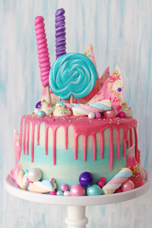 Candy Birthday Cakes
 Drip Birthday Cakes – Glorious Treats