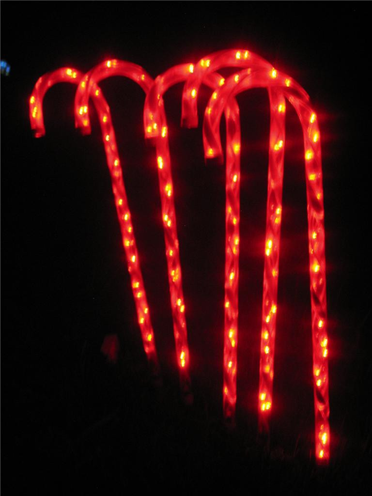 Candy Cane Led Christmas Lights
 LED Christmas Candy Cane Path Light Set
