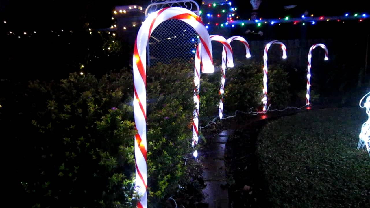 Candy Cane Led Christmas Lights
 Christmas LED Candy Canes 5 Piece White