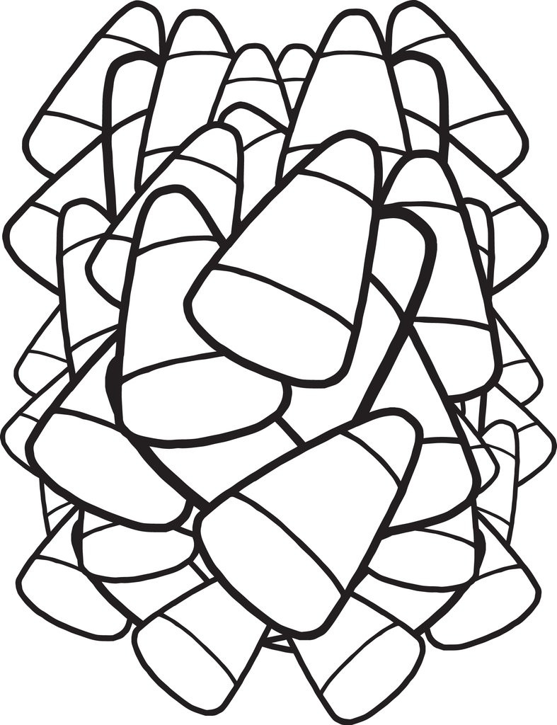 Candy Corn Coloring Pages
 Printable Candy Corn Coloring Page for Kids – SupplyMe