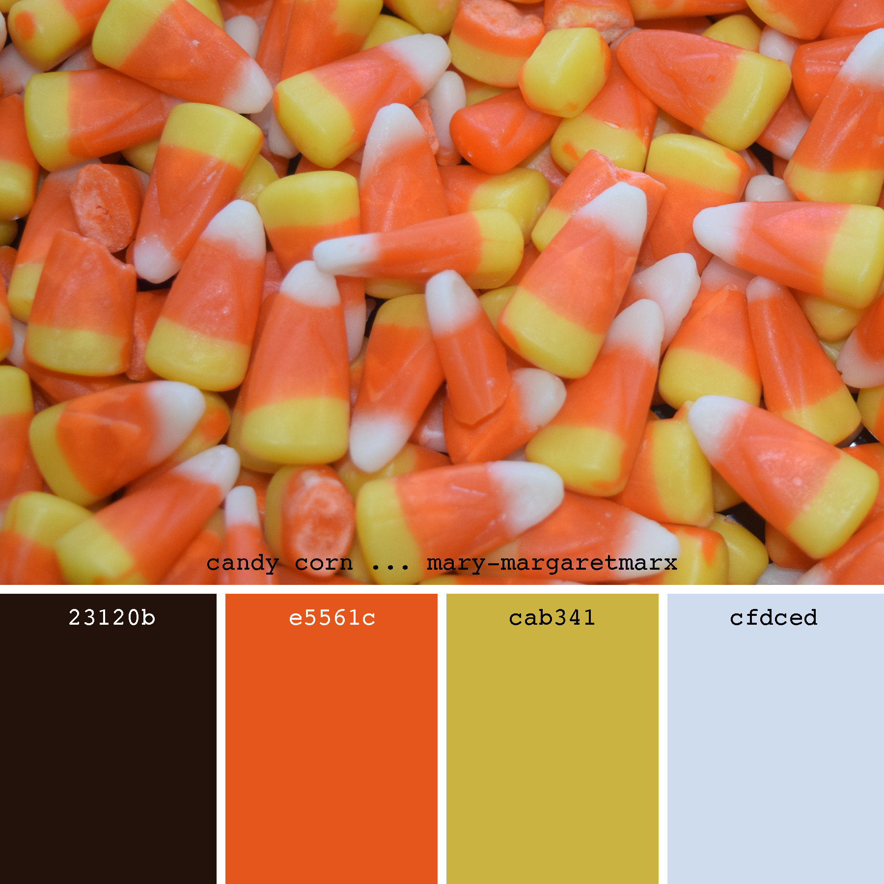 Candy Corn Colors
 candy corn mary margaretmarx color colors colour