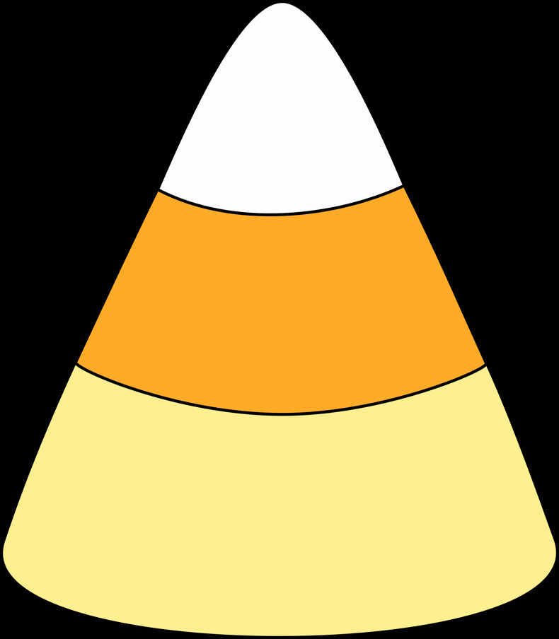 Candy Corn Outline
 Parraclan Designs candy corn