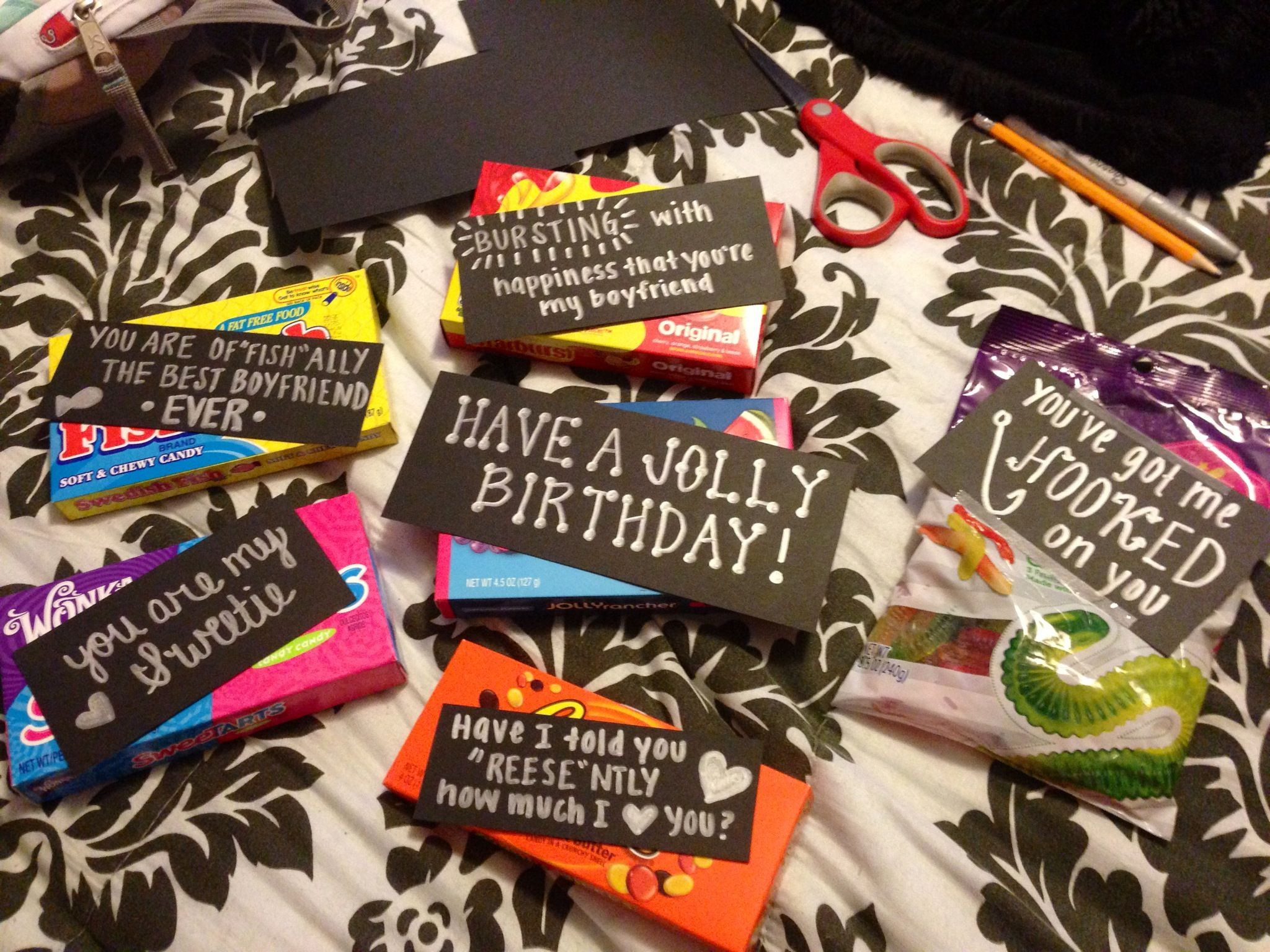Candy Gift Ideas For Boyfriend
 Candy sayings