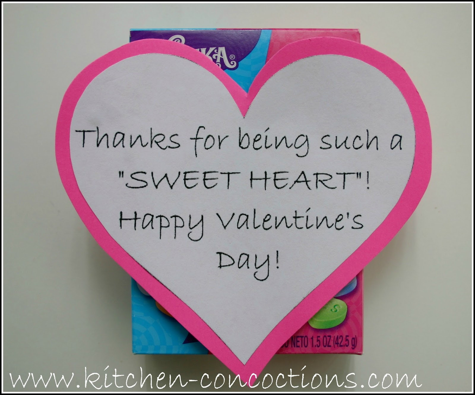 Candy Sayings For Valentines Day
 How To Valentine s Day Candy Cards Kitchen Concoctions