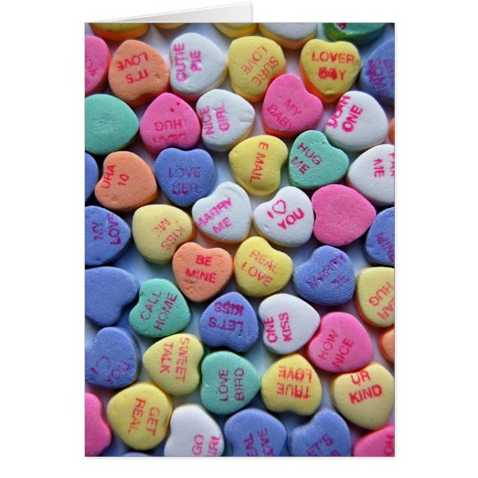 Candy Sayings For Valentines Day
 Sweetheart Candy Sayings Valentine s Day Card