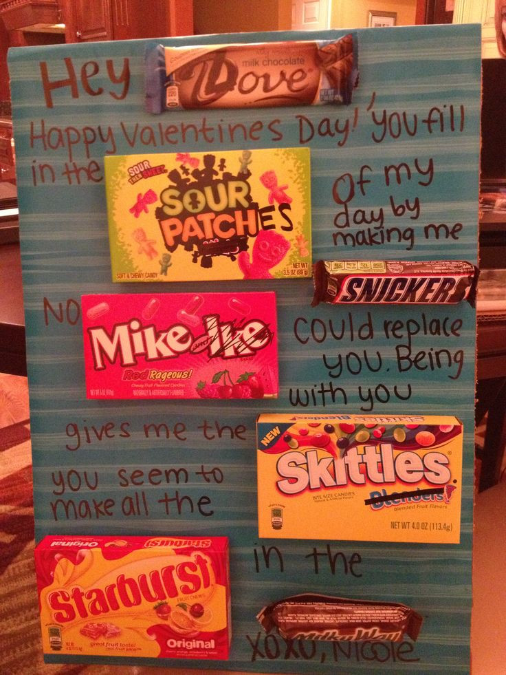 Candy Sayings For Valentines Day
 Valentines I did for my boyfriend this year Candy sayings