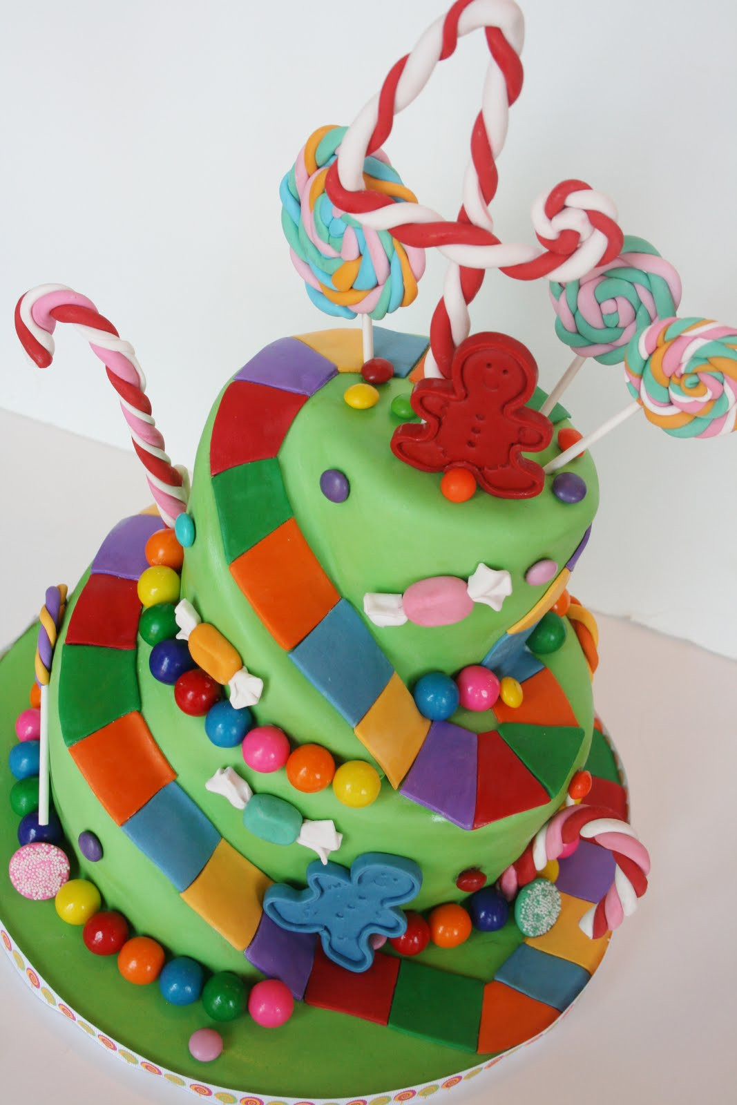 Candyland Birthday Cakes
 And Everything Sweet Candyland Cake