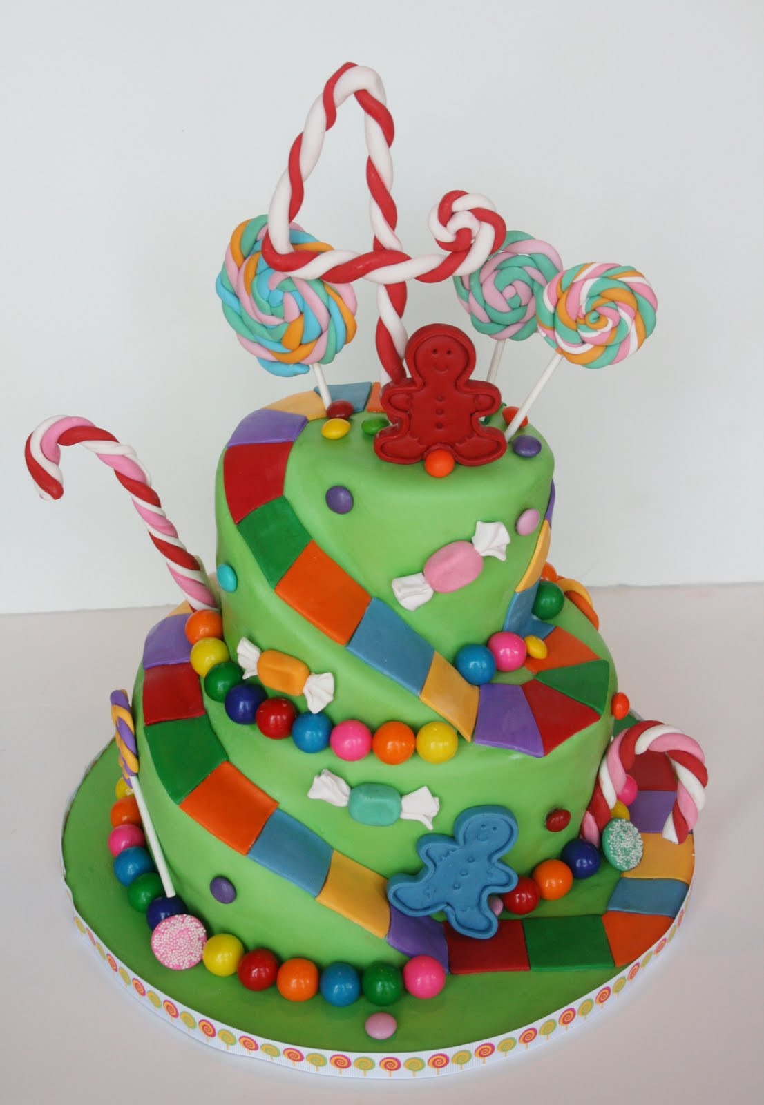 Candyland Birthday Cakes
 And Everything Sweet Candyland Cake