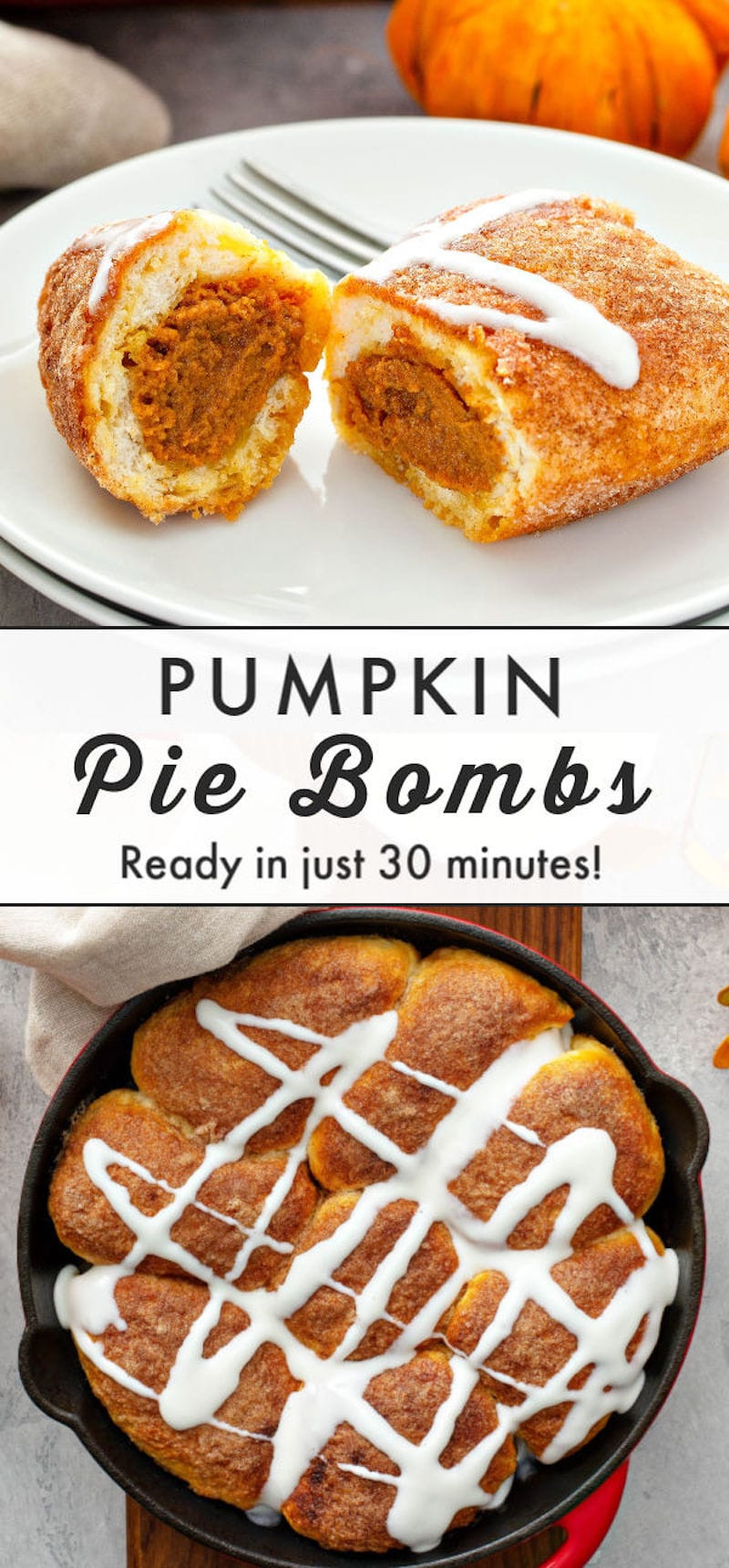Canned Pumpkin Pie Filling
 These sweet Pumpkin Pie Bombs are canned biscuits stuffed