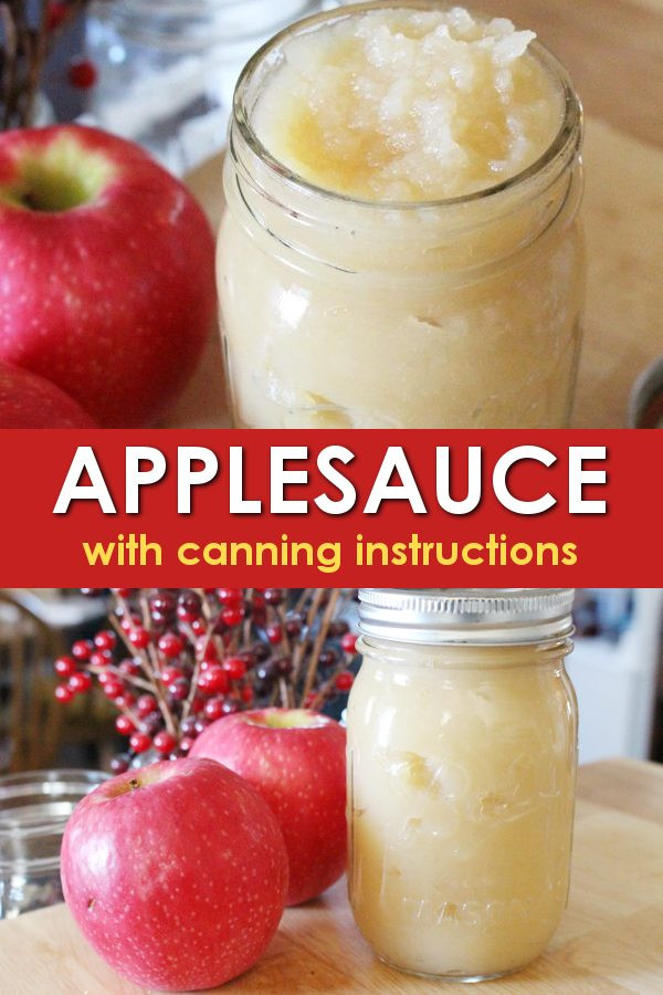 Canning Homemade Applesauce
 Canning Applesauce Easy Water Bath Recipe