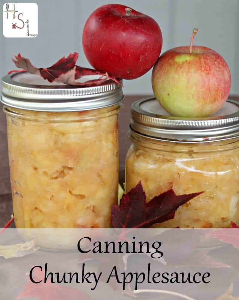 Canning Homemade Applesauce
 Canning Chunky Applesauce