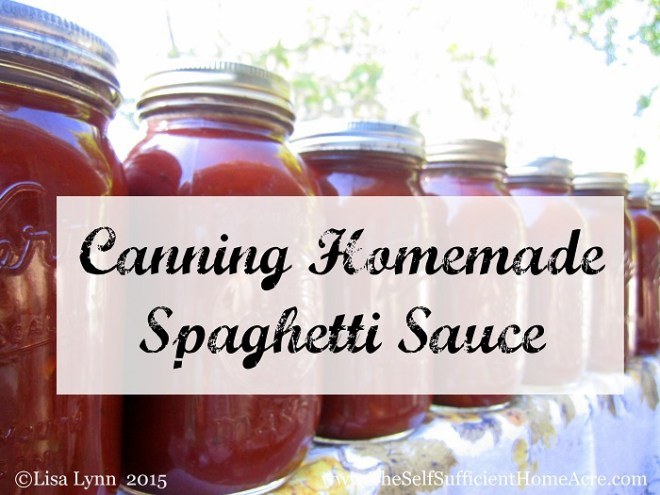 Canning Homemade Spaghetti Sauce
 Canning Homemade Spaghetti Sauce The Self Sufficient