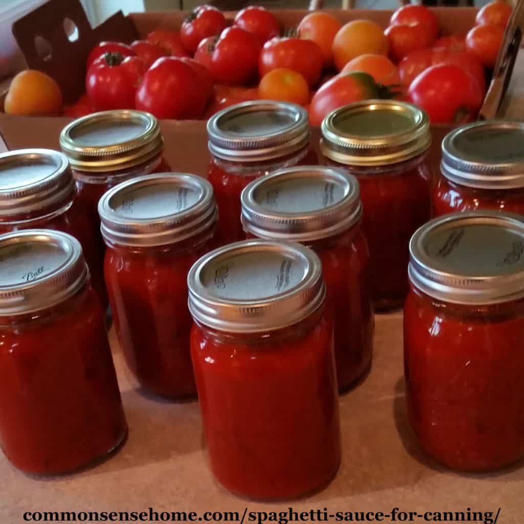 Canning Homemade Spaghetti Sauce
 Spaghetti Sauce for Canning Made with Fresh or Frozen