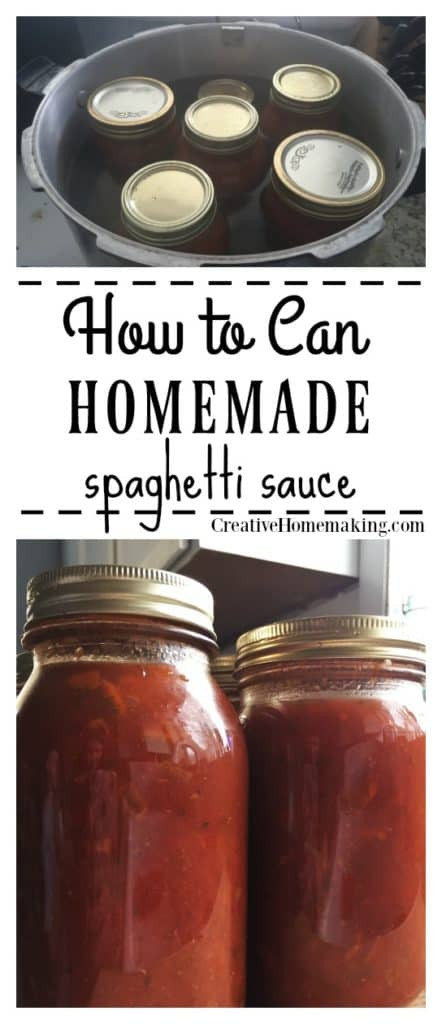 Canning Spaghetti Sauce Recipe
 Canning Spaghetti Sauce Creative Homemaking