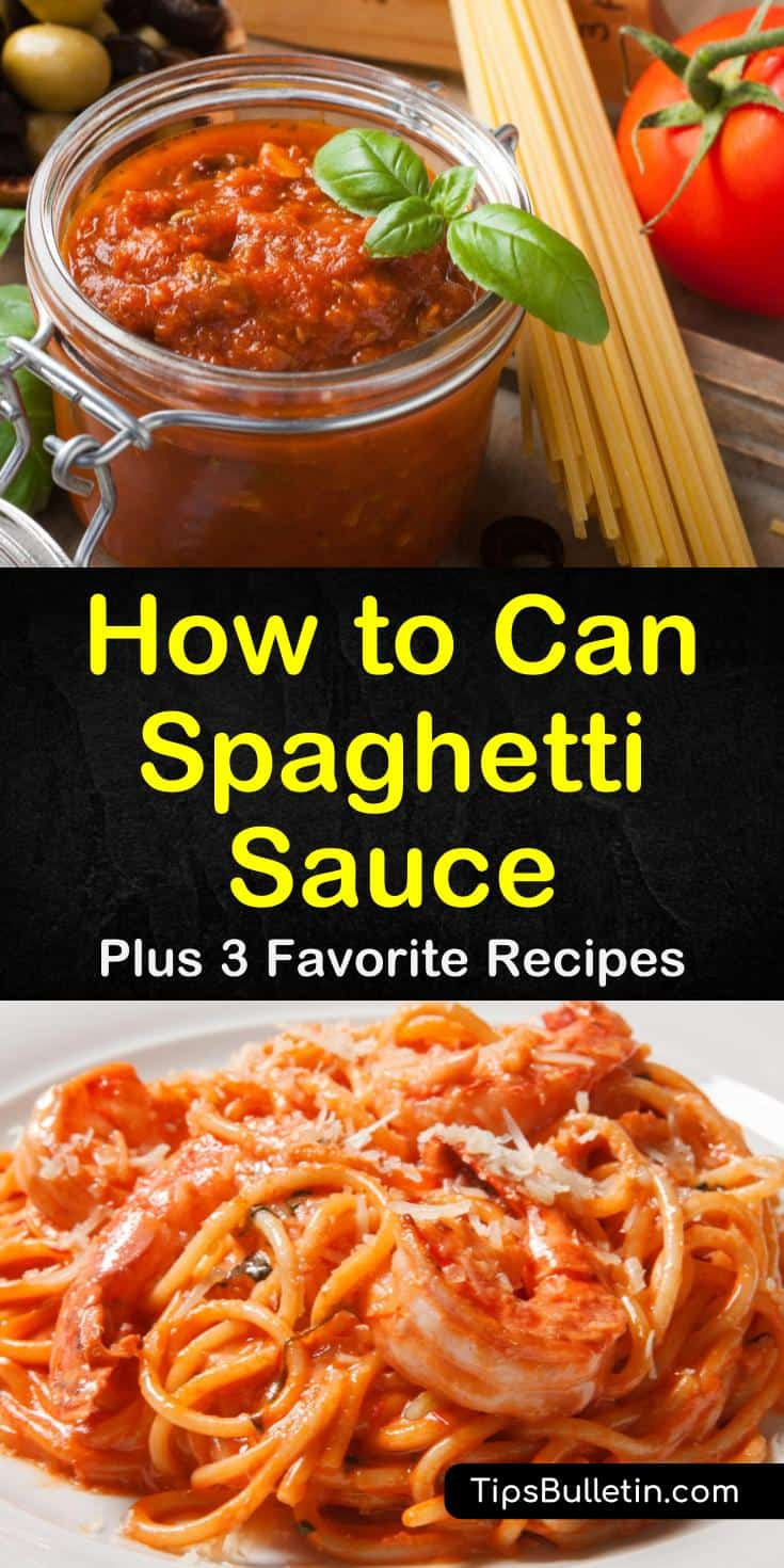 Canning Spaghetti Sauce Recipe
 Canning Spaghetti Sauce – How to Can Spaghetti Sauce
