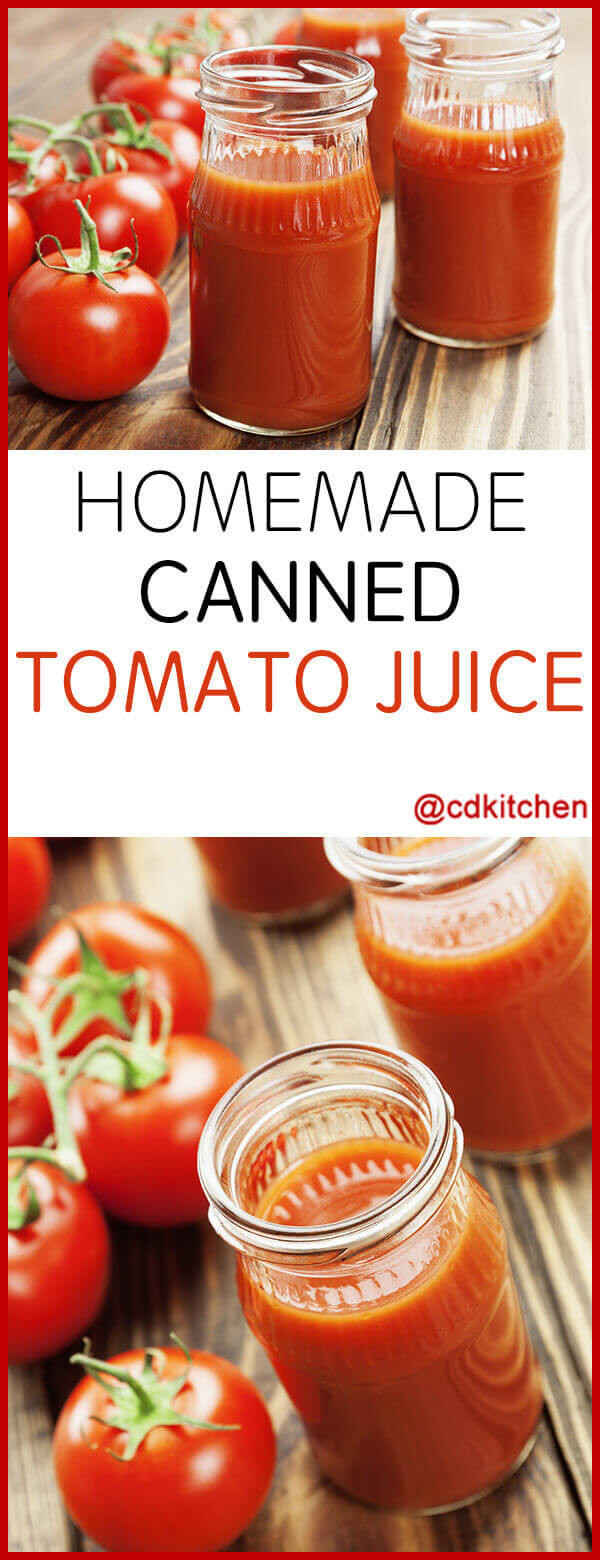 Canning Tomato Juice
 Homemade Canned Tomato Juice Recipe