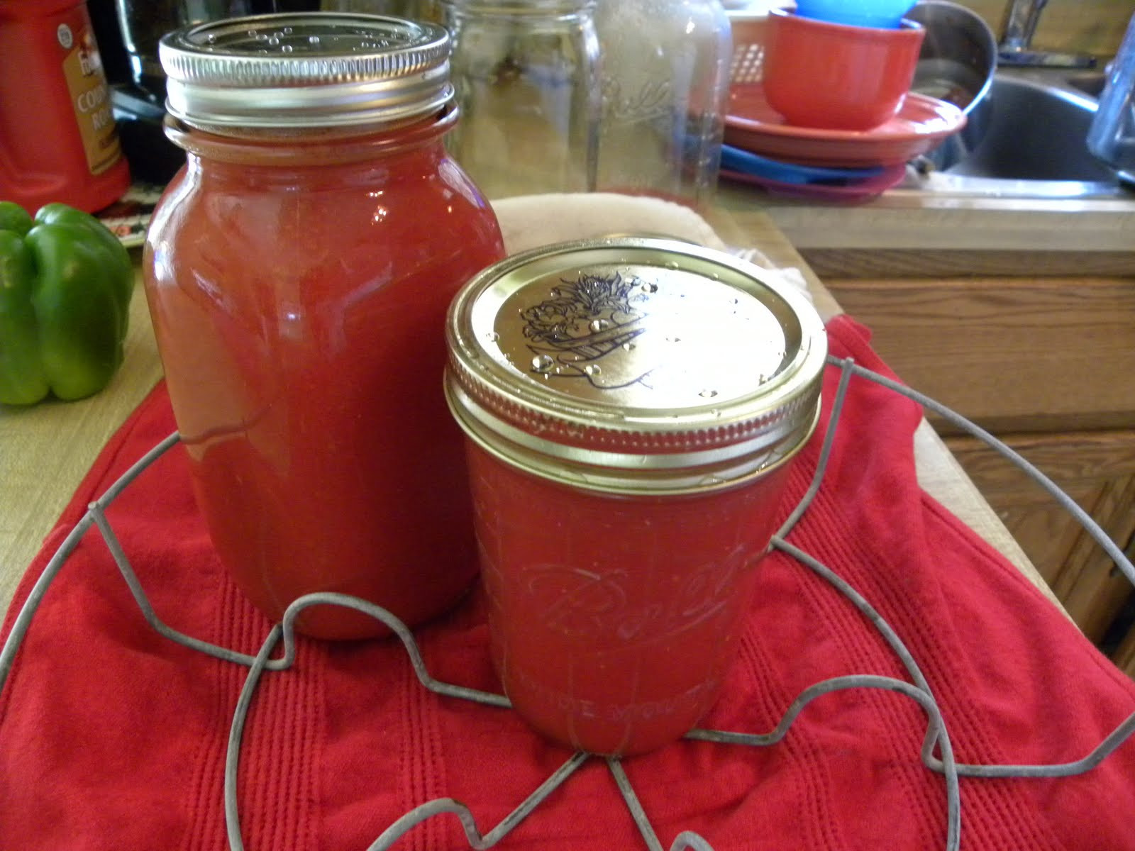 Canning Tomato Juice
 From The Hive canning tomato juice