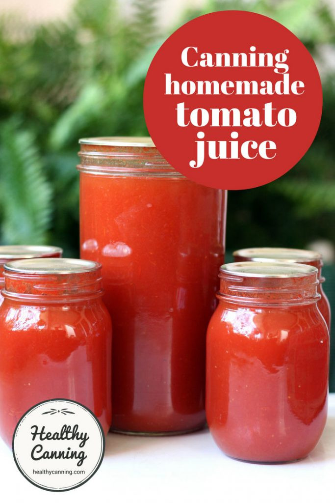 Canning Tomato Juice
 Tomato Juice Healthy Canning