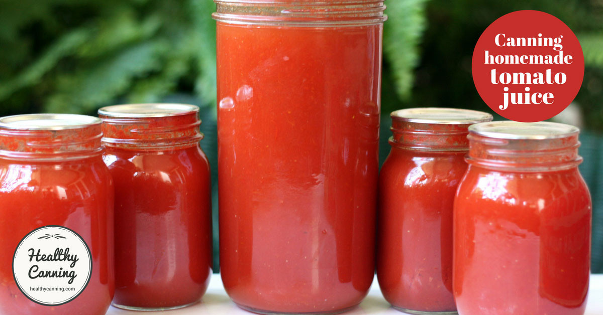 Canning Tomato Juice
 Tomato Juice Healthy Canning