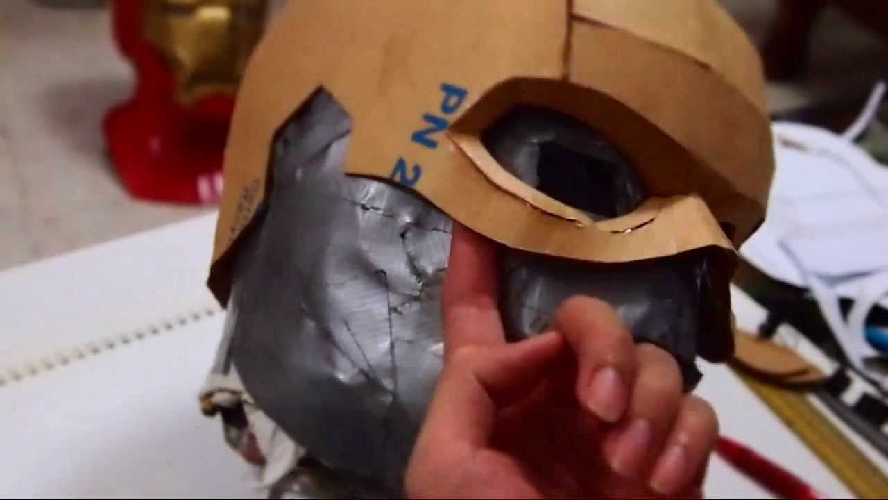 Captain America Mask DIY
 DIY Captain America Mask Part 1 Cardboard template
